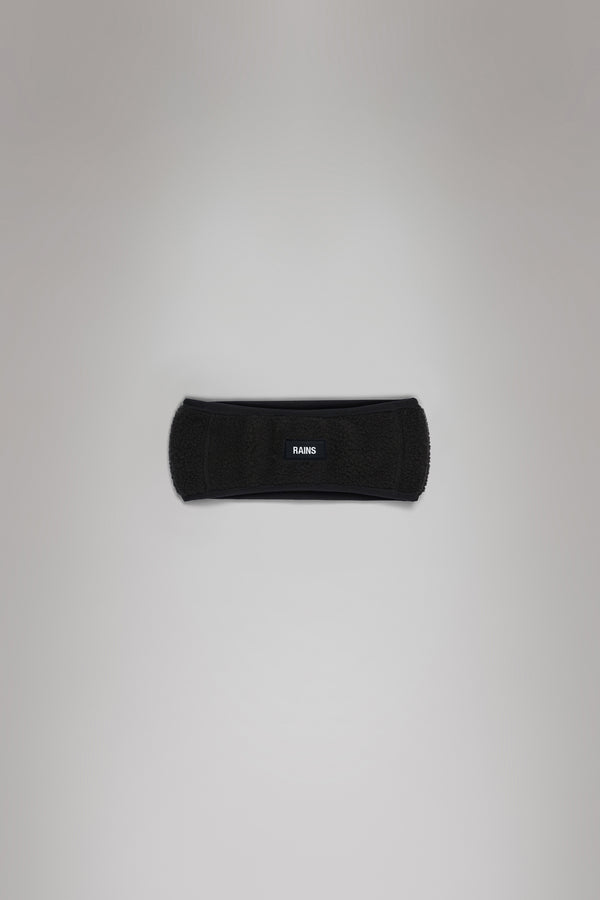 rains Fleece Headband Black