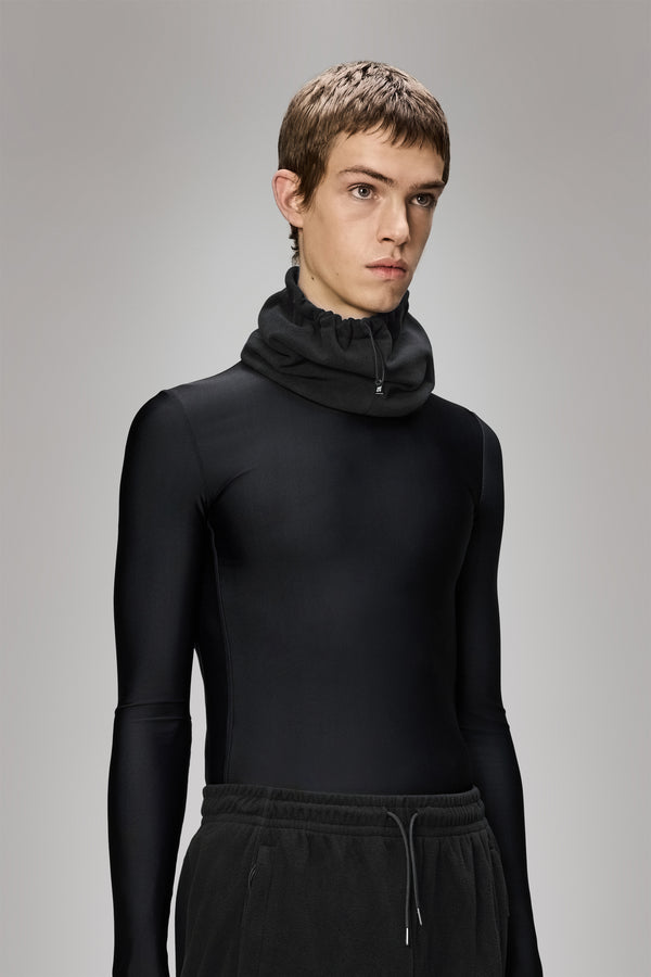 Rains Fleece Tube Scarf Black