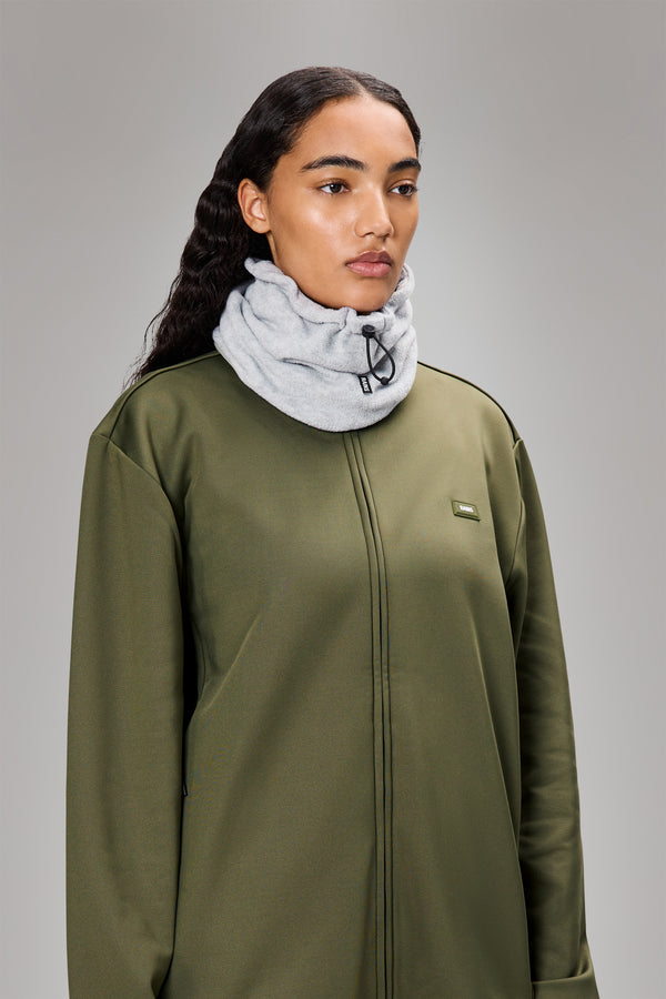 Rains Fleece Tube Scarf Grey Melange