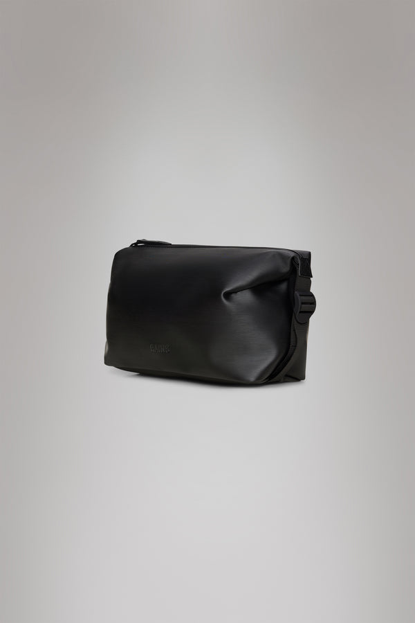Rains Hilo Wash Bag Black Grain