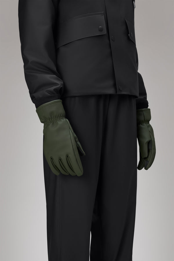 Rains Insulated Gloves Green