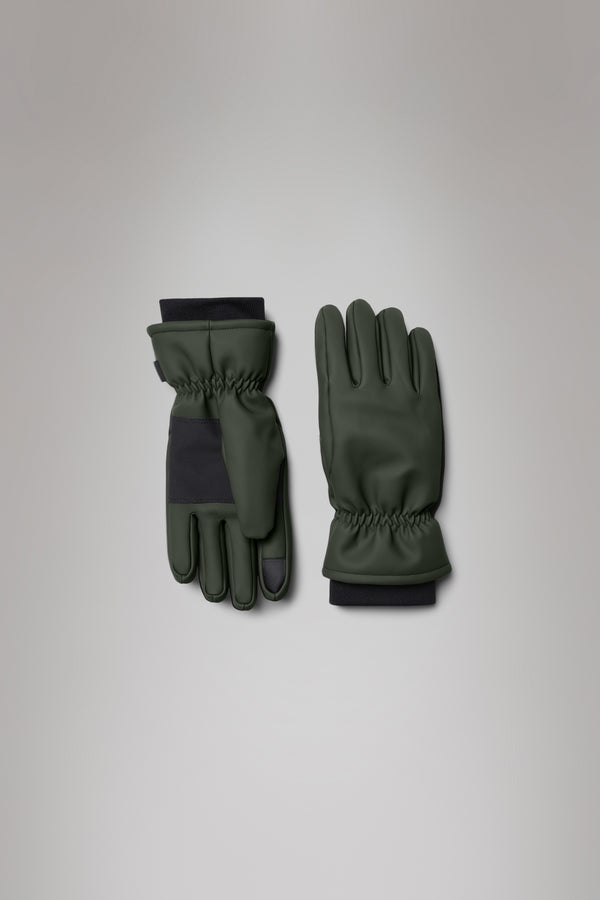 rains Insulated Gloves Green