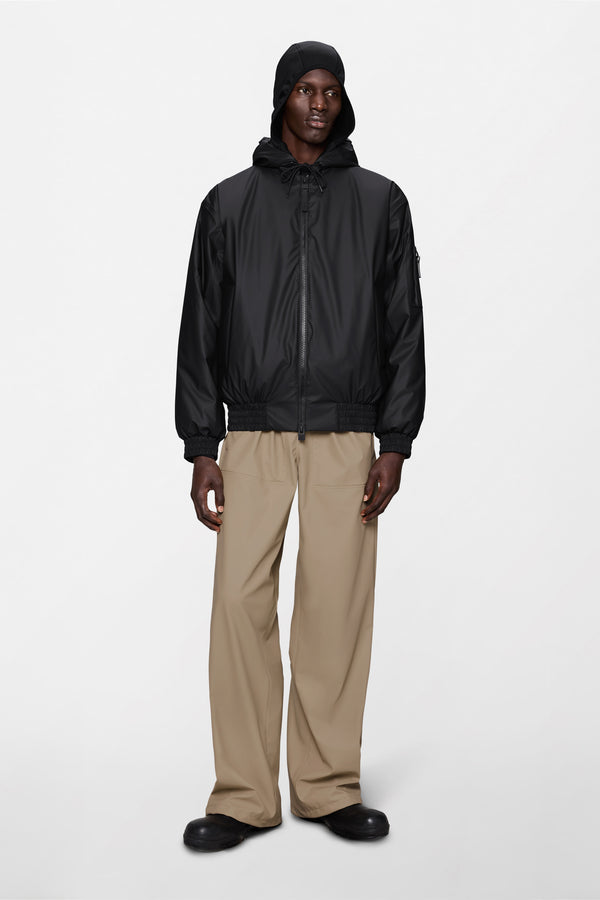 Rains Lohja Insulated Bomber Jacket Black