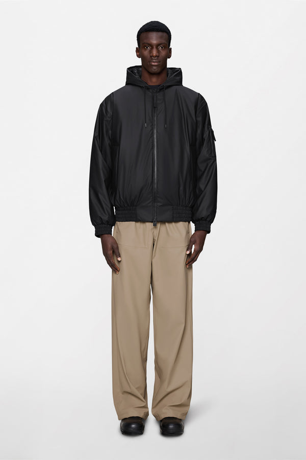 rains Lohja Insulated Bomber Jacket Black