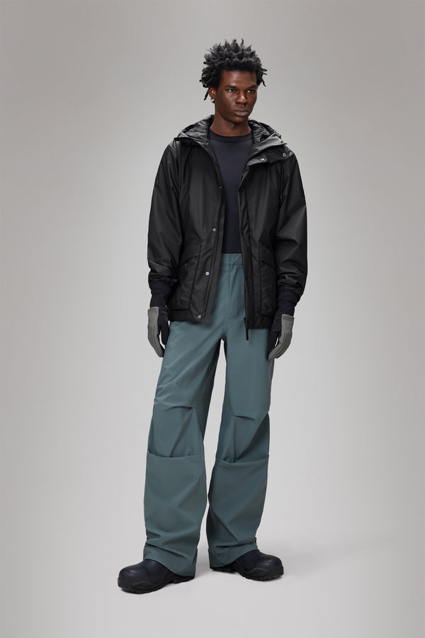 Rains Lohja Insulated Cargo Jacket Black