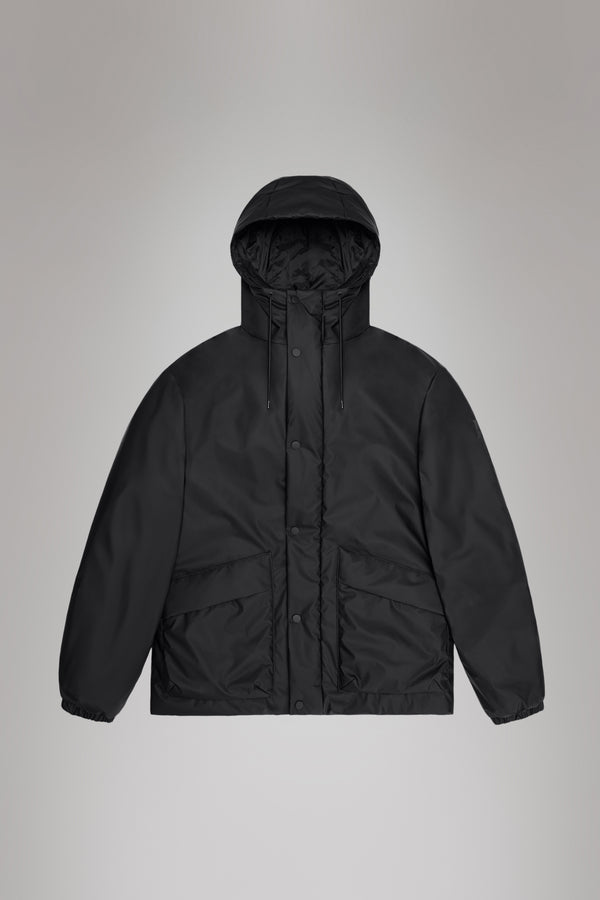 Rains Lohja Insulated Cargo Jacket Black