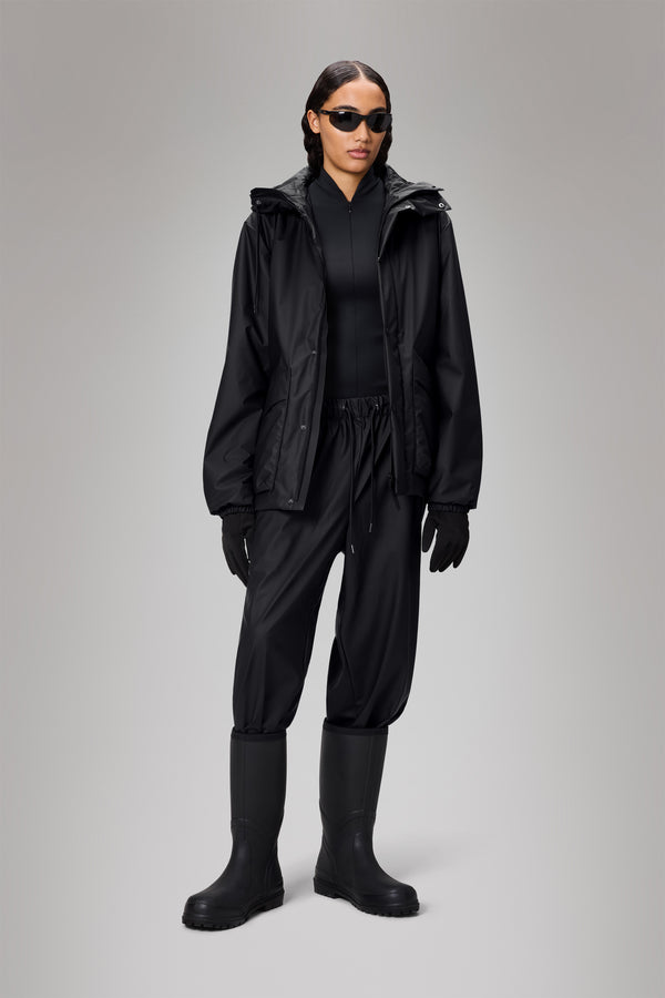 Rains Lohja Insulated Cargo Jacket Black