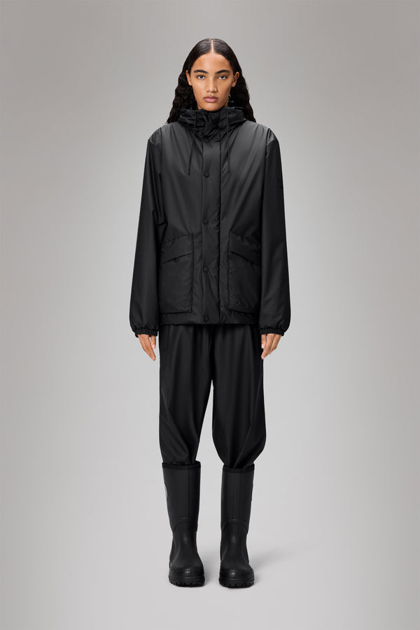 rains Lohja Insulated Cargo Jacket Black