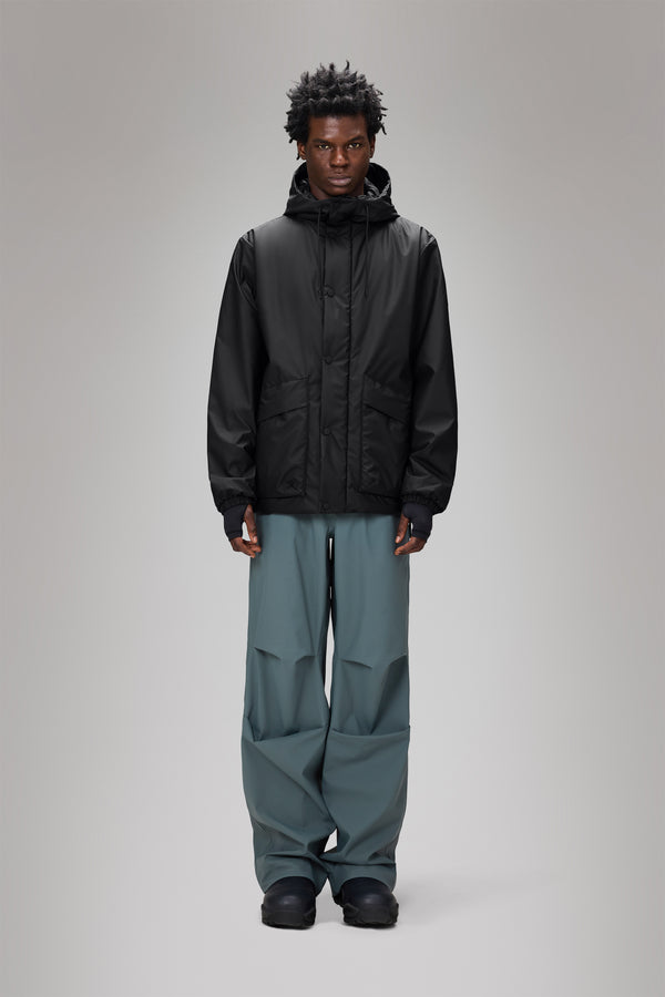 rains Lohja Insulated Cargo Jacket Black