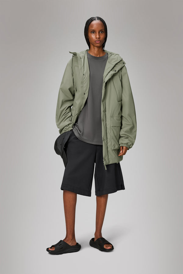 Rains Lohja Long Insulated Cargo Jacket Drift