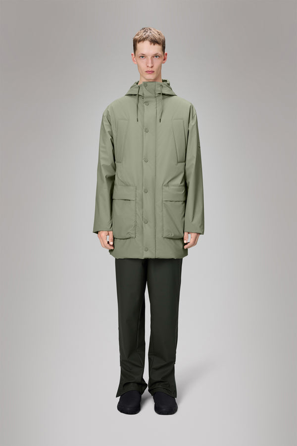 rains Lohja Long Insulated Cargo Jacket Drift