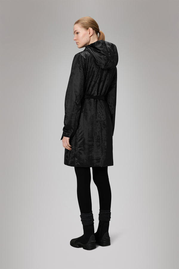 Rains Lohja Long Insulated Curve Jacket Coal