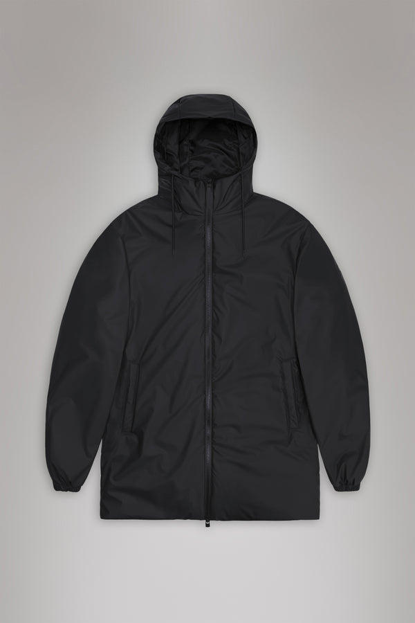 Rains Lohja Long Insulated Jacket Black