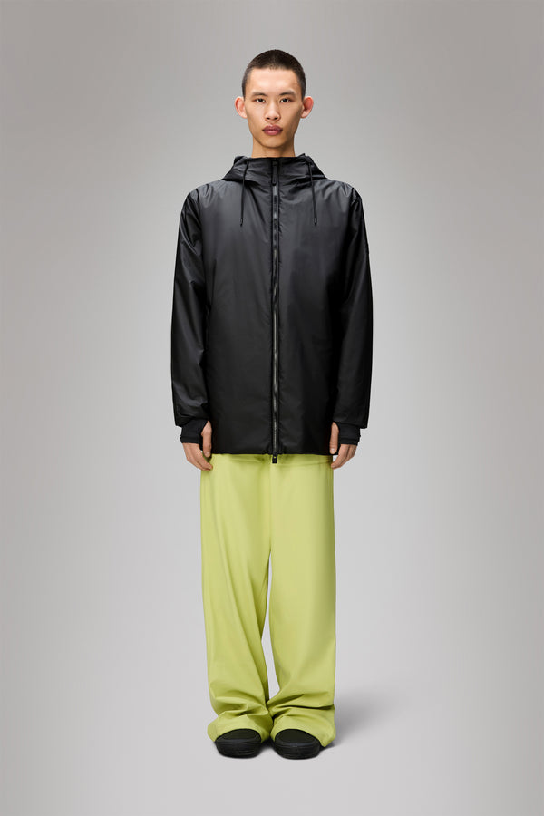 rains Lohja Long Insulated Jacket Black