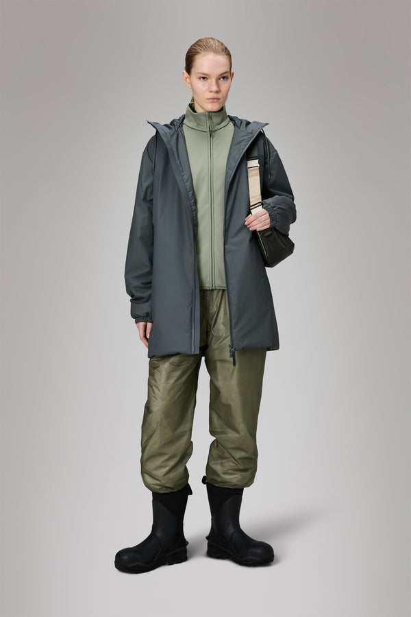 Rains Lohja Long Insulated Jacket Lagoon
