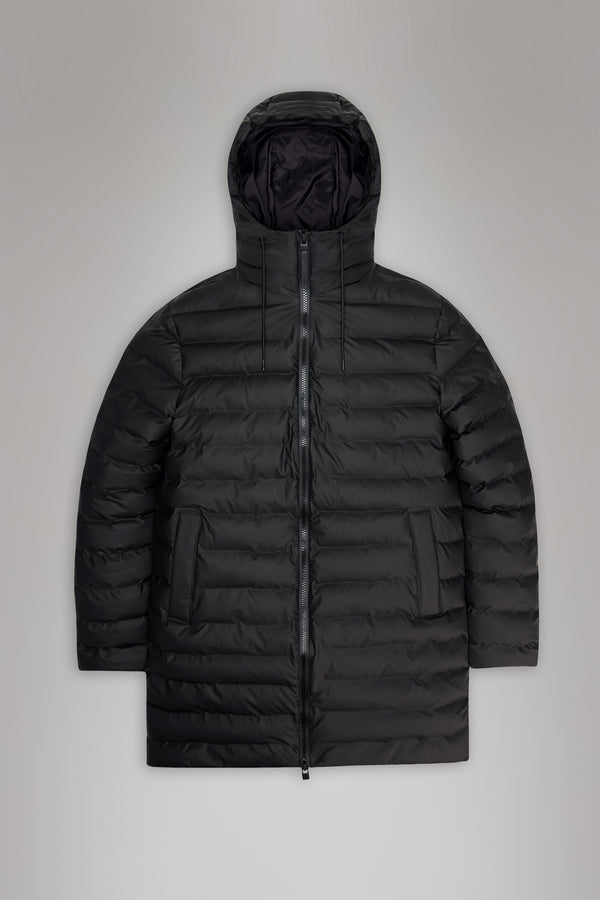 Rains Lohja Long Puffer Jacket Black