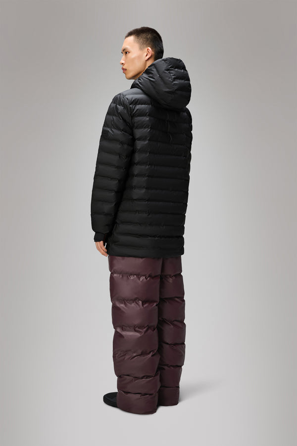 Rains Lohja Long Puffer Jacket Black