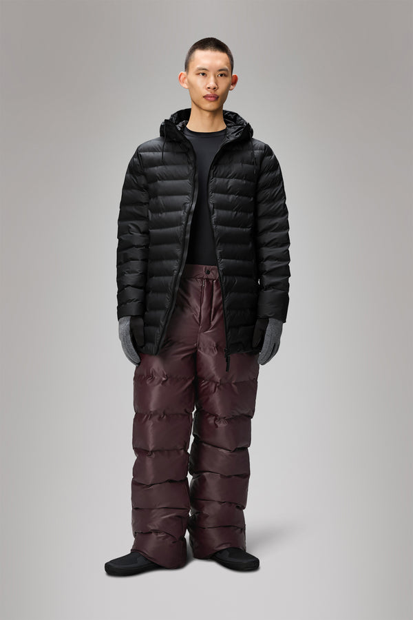Rains Lohja Long Puffer Jacket Black
