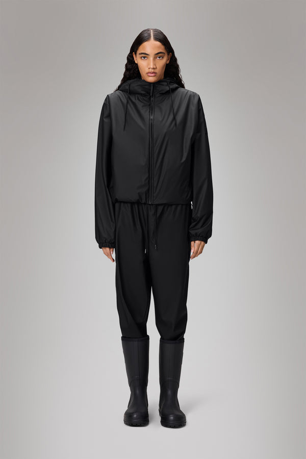 rains Lohja Short Insulated Jacket Black