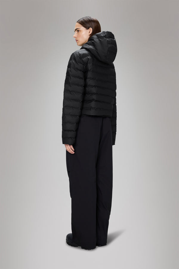 Rains Lohja Short Puffer Jacket Black