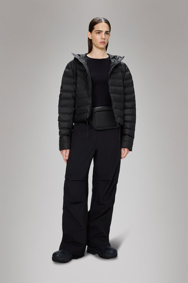 Rains Lohja Short Puffer Jacket Black