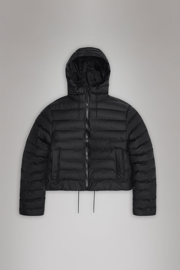 Rains Lohja Short Puffer Jacket Black