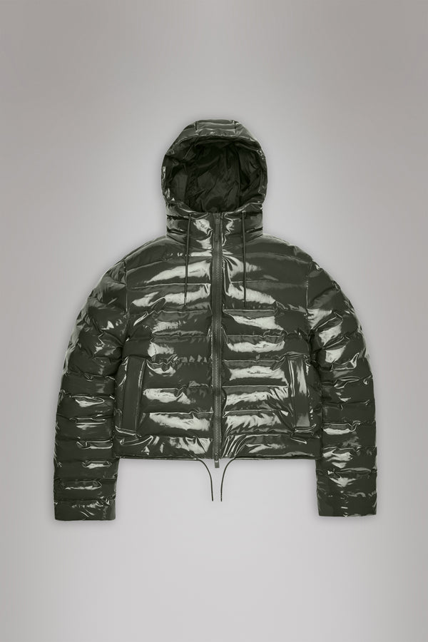 Rains Lohja Short Puffer Jacket Swamp