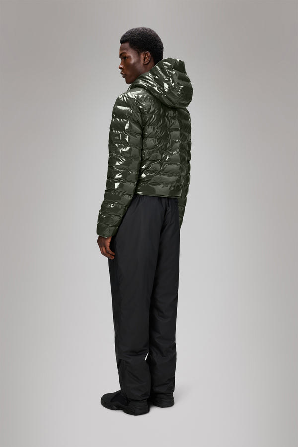 Rains Lohja Short Puffer Jacket Swamp