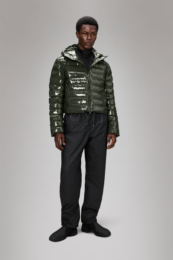 Rains Lohja Short Puffer Jacket Swamp