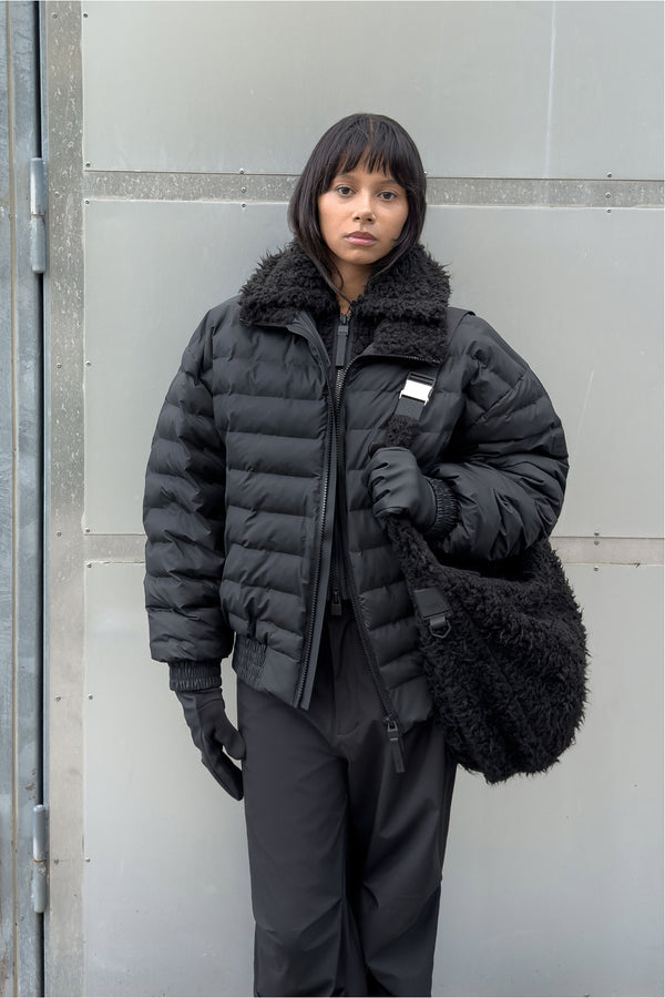 rains Lohja Vision Puffer Bomber Jacket