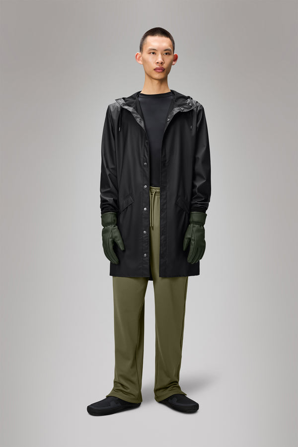 Rains Long Jacket Black