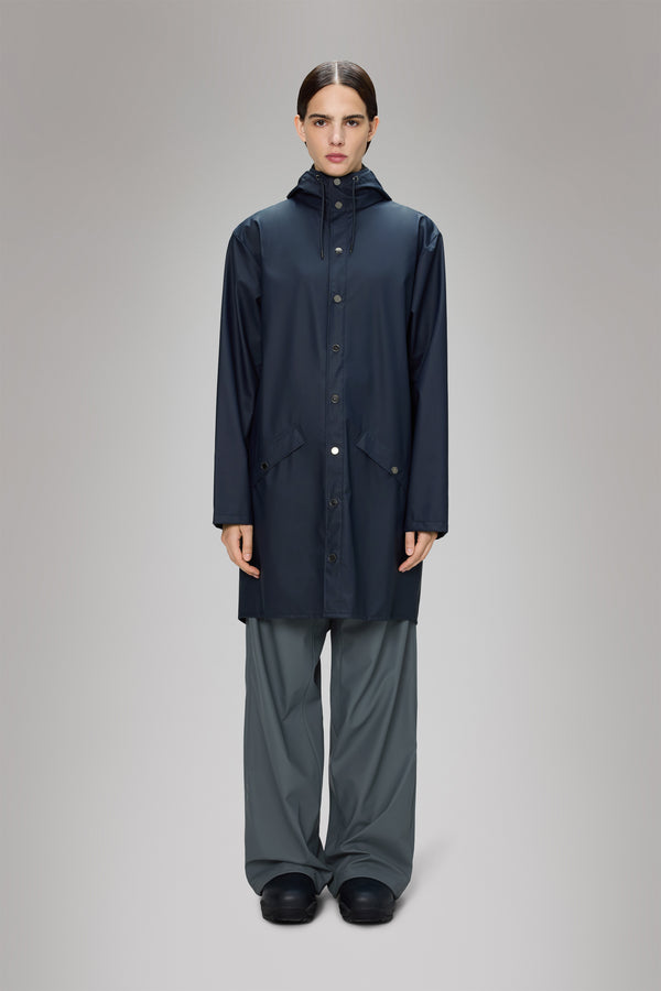 rains Long Jacket Navy