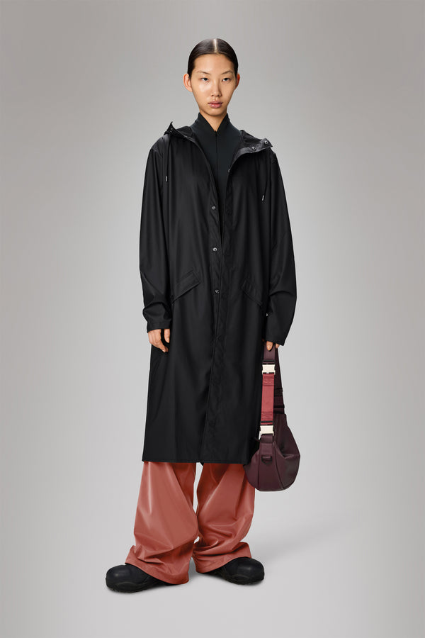 Rains Longer Jacket Black