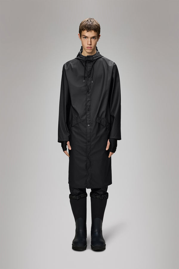 rains Longer Jacket Black