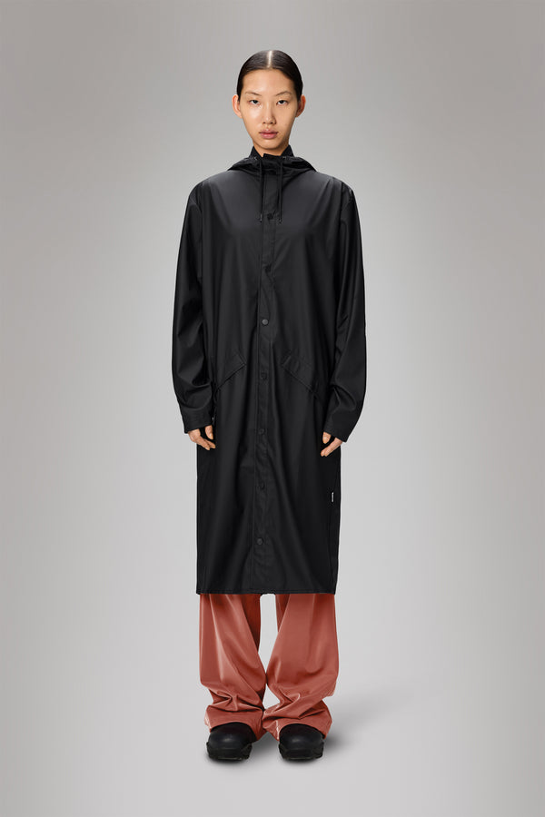 rains Longer Jacket Black