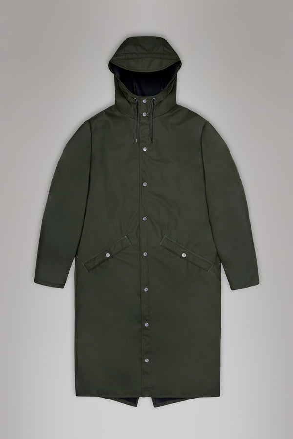 Rains Longer Jacket Green