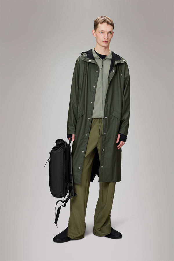 Rains Longer Jacket Green