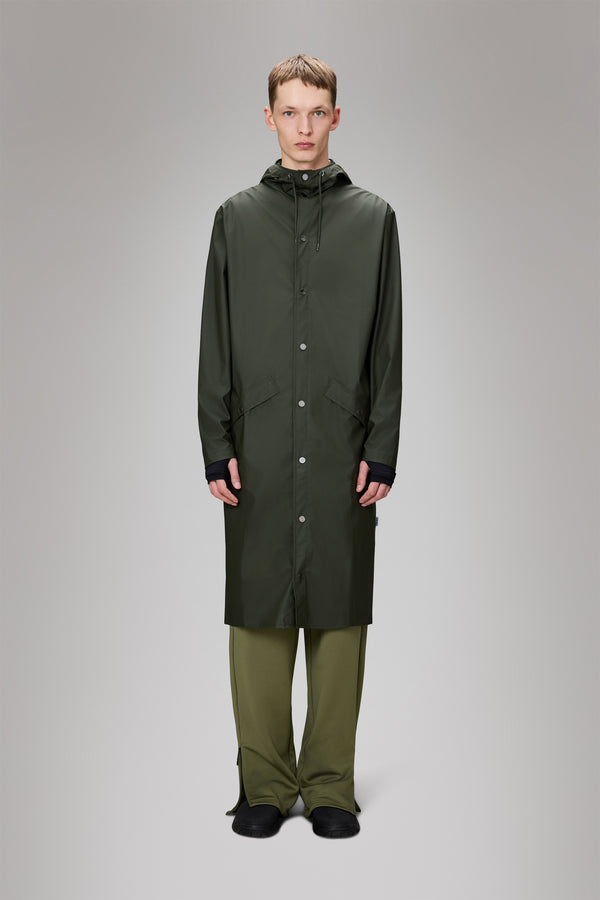 rains Longer Jacket Green