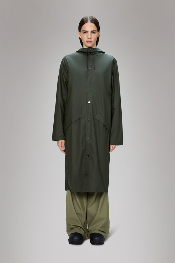 rains Longer Jacket Green