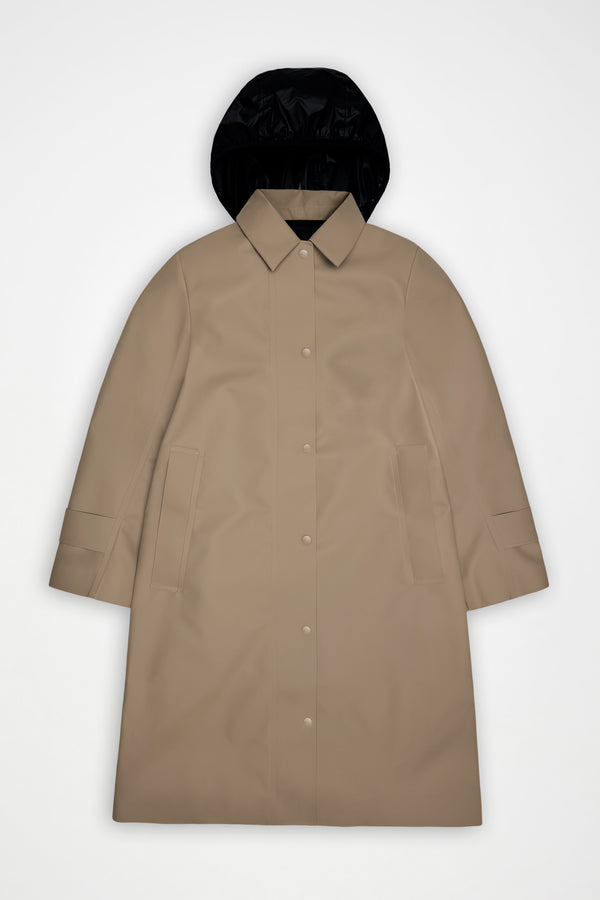 Rains Nara Long W Jacket Beige