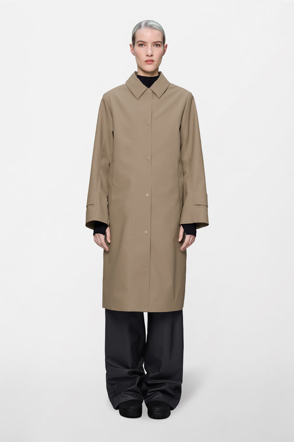 rains Nara Long W Jacket Beige