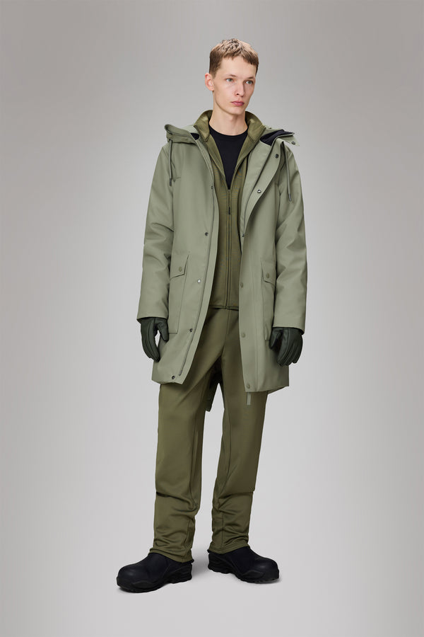Rains Nome Long Parka Drift
