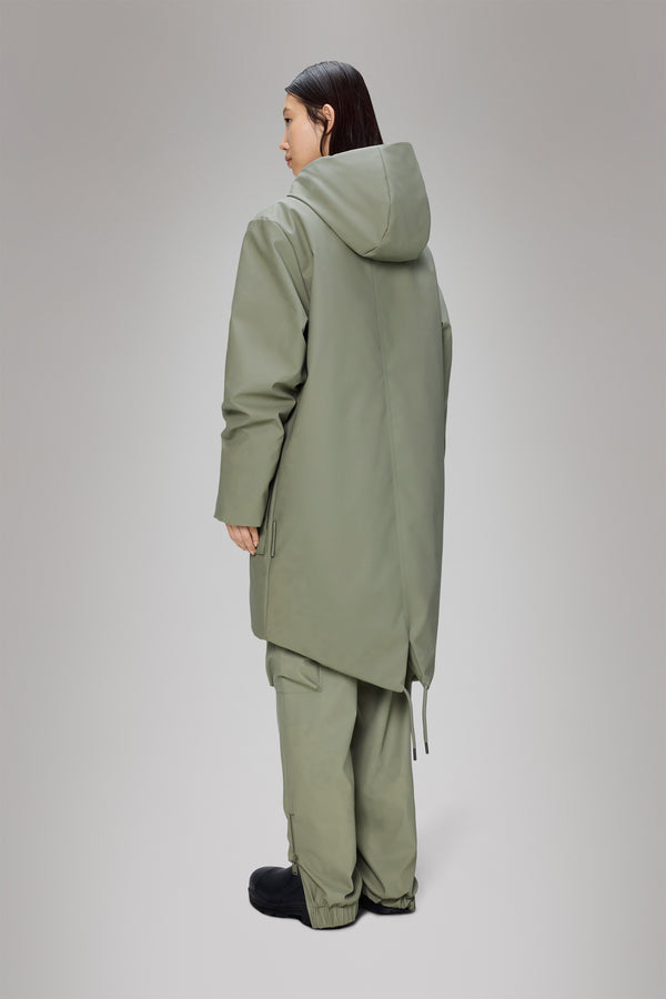 Rains Nome Long Parka Drift