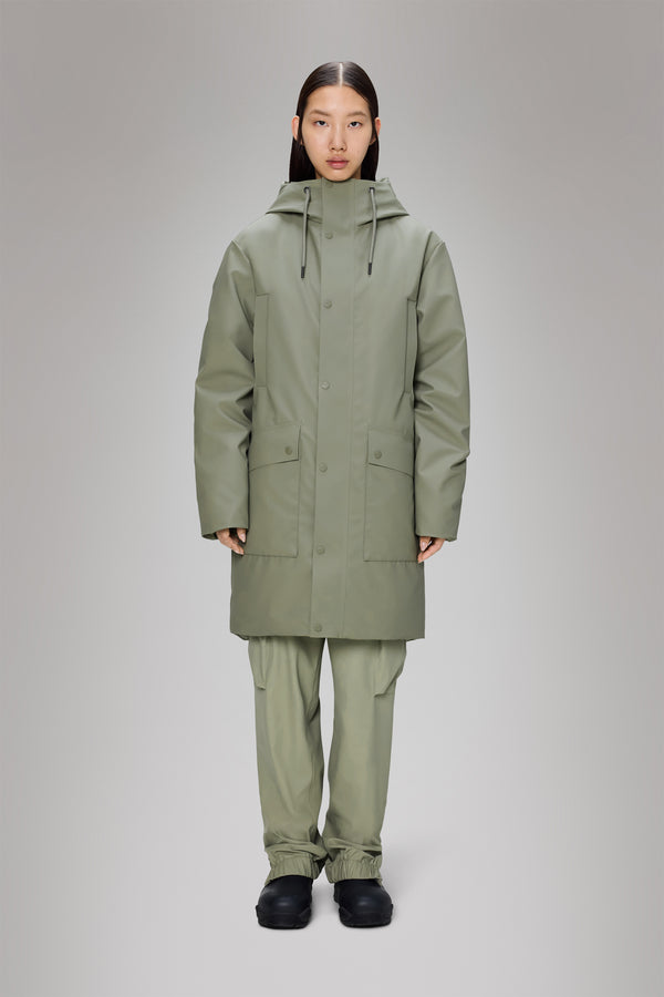 rains Nome Long Parka Drift