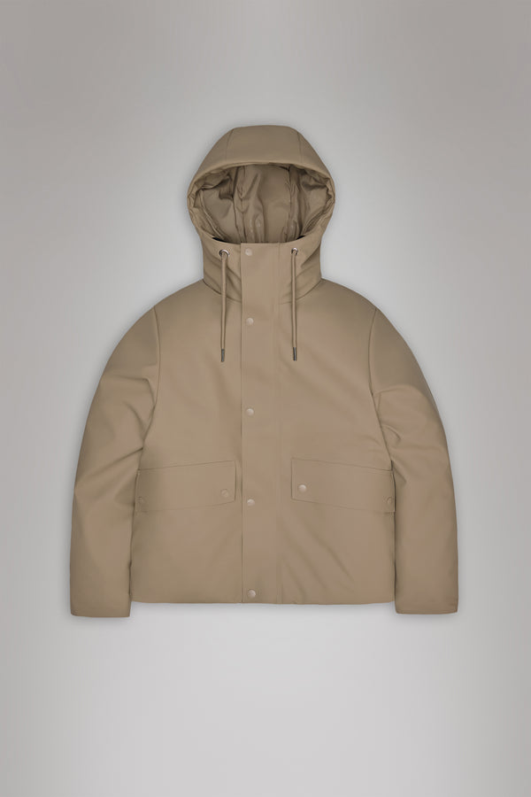 Rains Nome Short W Parka Beige