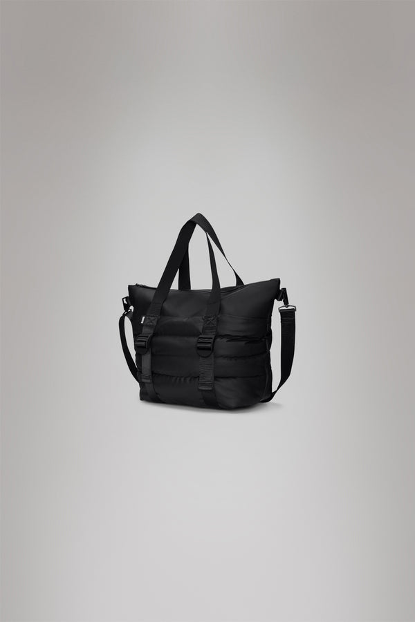 Rains Puffer Mix Tote Bag Mini Black