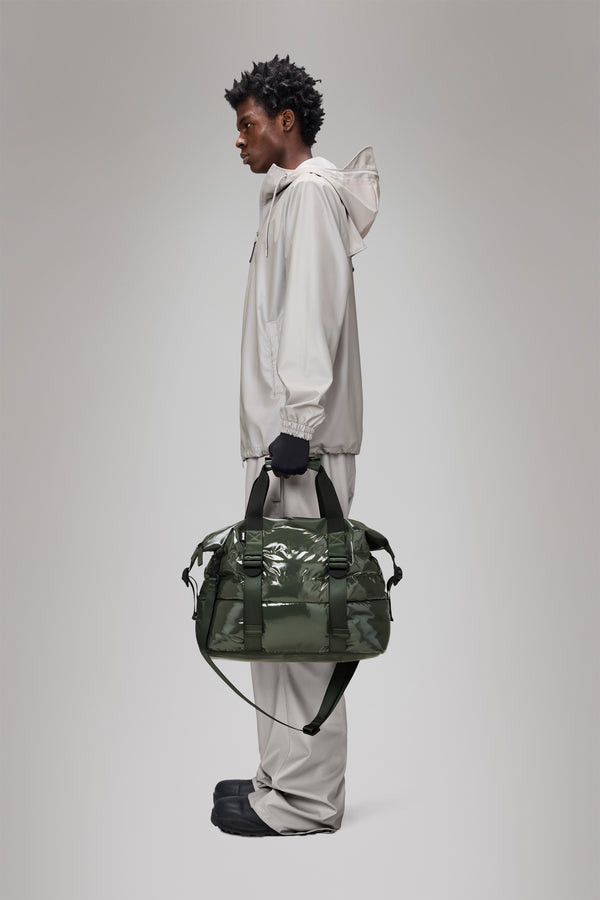 Rains Puffer Mix Weekend Bag Small Swamp