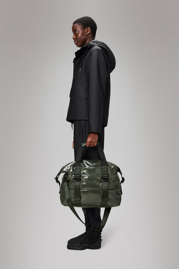 Rains Puffer Mix Weekend Bag Small Swamp