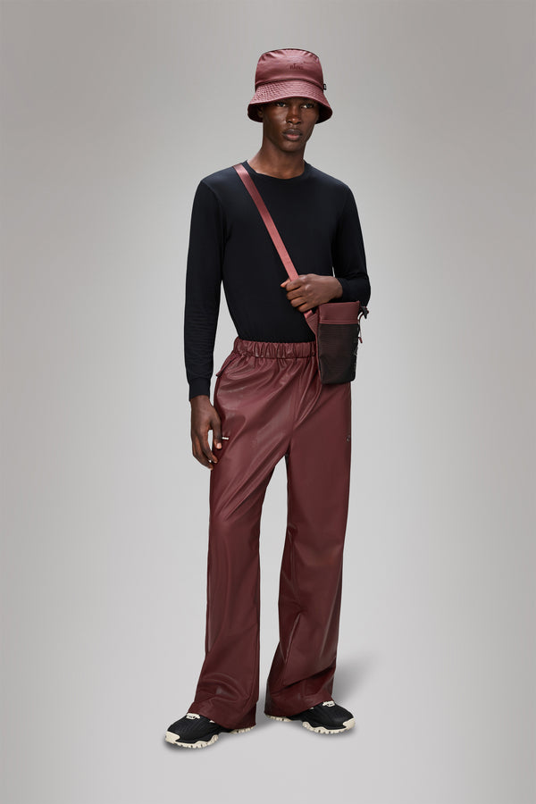 Rains Rains X Umbro Apollo Pants Wide Maroon Red