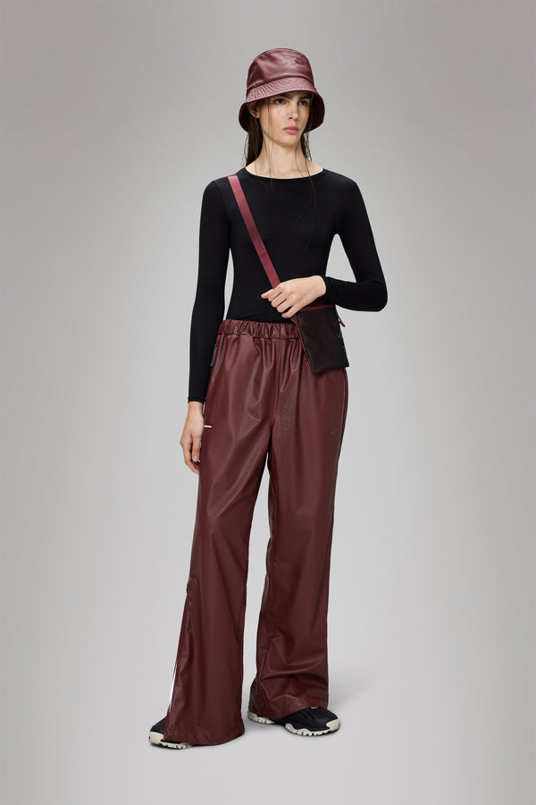 Rains Rains X Umbro Apollo Pants Wide Maroon Red